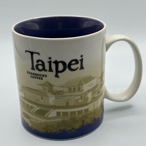 2018 Starbucks Taipei  Global Icon Collector Series Ceramic Coffee Mug 16 Ozs